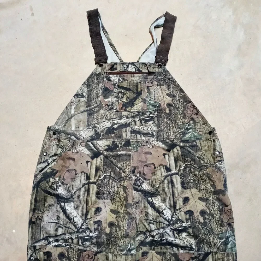 RedHead Mossy Oak Camo Bib Overalls Mens 3XLT Hunting Woodland Forest